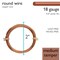 The Beadsmith German-Style Jewelry Wire – Copper Core, Copper Plated -Beading Wire Used to Jewelry Making, Wire Wrapping, Sculpting, Floral, and DIY Arts & Crafts